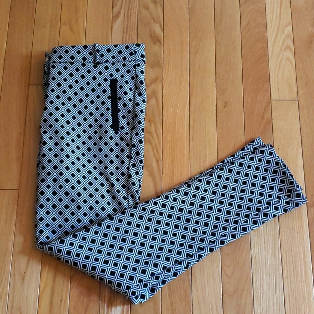 Geometric print pants